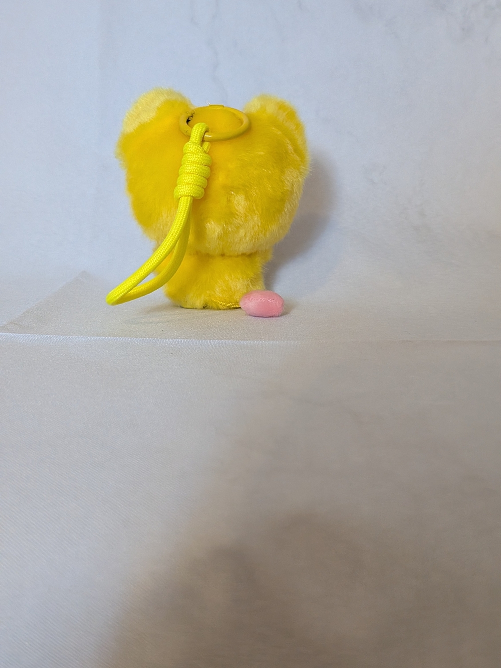 Plush Yellow & Pink Small Pet Toy — Soft Decorative Companion - Picture 4 of 4